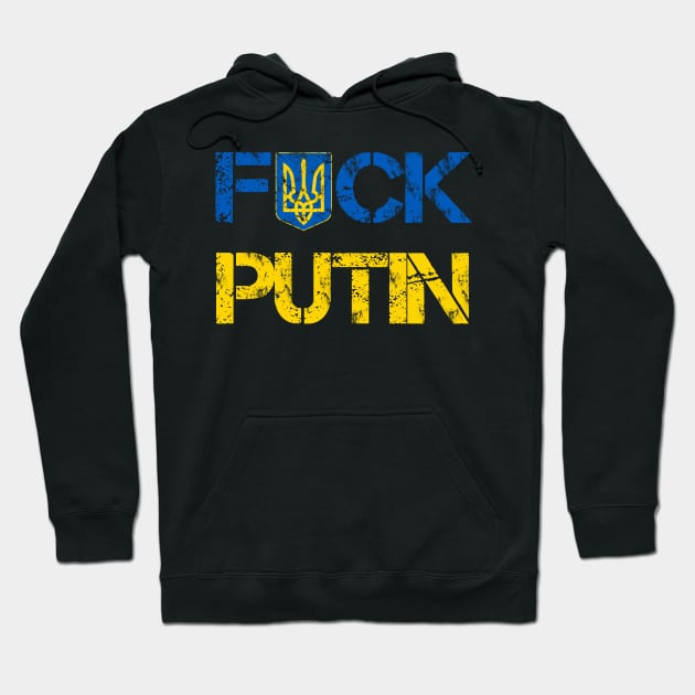 Fuck Putin's War Hoodie by Scar